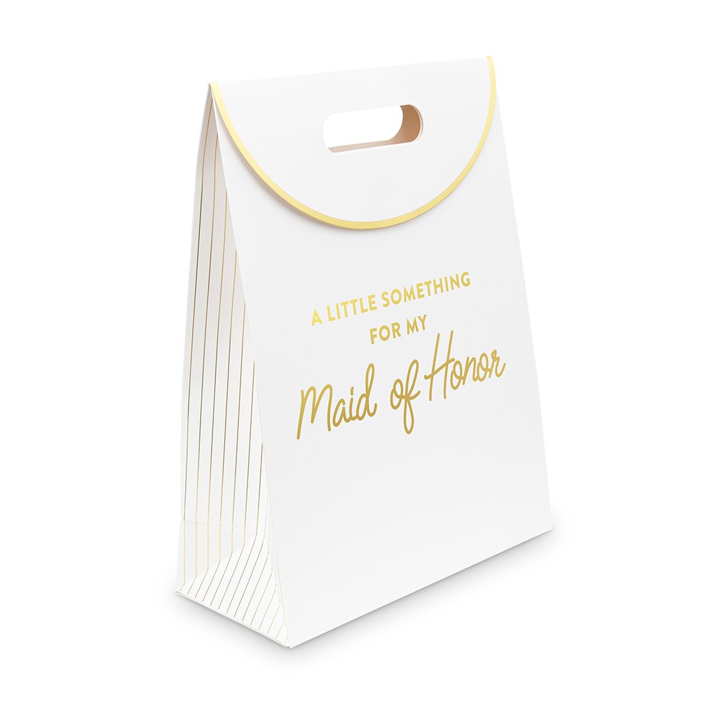 PAPER GIFT BAG WITH HANDLES - FOR MY MAID OF HONOR