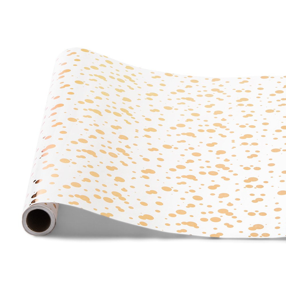 DECORATIVE PAPER RUNNER - GOLD COFETTI