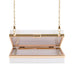 PERSONALIZED ACRYLIC BOX CLUTCH - GOLD MISS 2 MRS