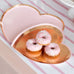 SMALL ROSE GOLD HEART DISPOSABLE PAPER PARTY PLATES (8/pkg)