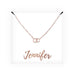 PERSONALIZED BRIDAL PARTY PENDANT NECKLACE - CURSIVE