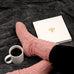 COZY SHERPA LINED CABLE KNIT SLIPPER SOCKS - GARDEN PARTY PERSONALIZED WRAP