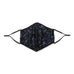 LUXURY REUSABLE, WASHABLE CLOTH FACE MASK WITH FILTER POCKET - SAPPHIRE BLUE