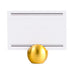 CLASSIC ROUND PLACE CARD HOLDER - GOLD (8/pkg)