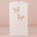 "Light The Way" WHITE LUMINARY BAGS WITH DIE-CUT BUTTERFLY PATTERN (12/pkg) - AyaZay Wedding Shoppe