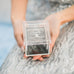 SMALL ACRYLIC WEDDING RING BOX - THE ADVENTURE BEGINS