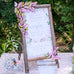 SELF STANDING CHALKBOARD SIGN WITH RUSTIC WOOD FRAME - AyaZay Wedding Shoppe