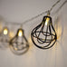 STRING OF LIGHTS WITH LIGHT BULB WIRE CAGE - AyaZay Wedding Shoppe