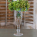 VINTAGE INSPIRED PRESSED GLASS FLUTE IN CLEAR - AyaZay Wedding Shoppe