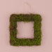 FAUX MOSS AND WICKER SQUARE FRAME - SMALL - AyaZay Wedding Shoppe