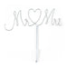 MR. AND MRS. TWISTED WIRE CAKE TOPPER - AyaZay Wedding Shoppe