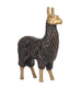 GOLD TIPPED RESIN STANDING LLAMA
