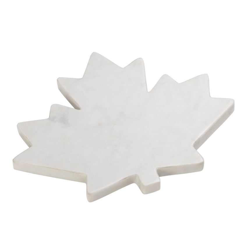 MARBLE MAPLE LEAF CHEESE SERVING BOARD