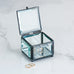 VINTAGE INSPIRED GLASS JEWELLERY BOX - PERSONALIZED ETCHING - AyaZay Wedding Shoppe