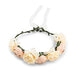 BRIDAL PARTY FLOWER CROWN WREATH - IVORY ROSE MEDLEY