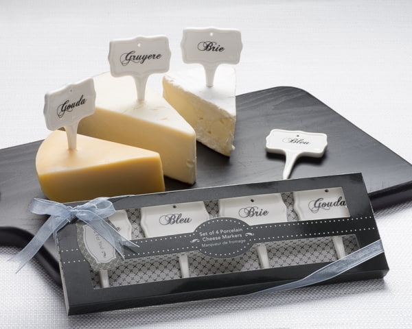 "CINQ A SEPT" GOURMET CHEESE MARKERS (SET OF 4) PARTY FAVOUR - AyaZay Wedding Shoppe