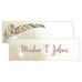 FEATHER WHIMSY SMALL RECTANGULAR FAVOUR TAG - AyaZay Wedding Shoppe