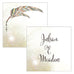 FEATHER WHIMSY NAMES SQUARE FAVOUR TAG - AyaZay Wedding Shoppe
