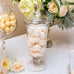 DECORATIVE PEDESTALLED APOTHECARY  JAR WITH BELL SHAPED BOWL - AyaZay Wedding Shoppe