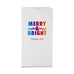 MERRY & BRIGHT BLOCK BOTTOM GUSSET PAPER GOODIE BAGS