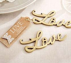 LOVE ANTIQUE GOLD BOTTLE OPENER - AyaZay Wedding Shoppe