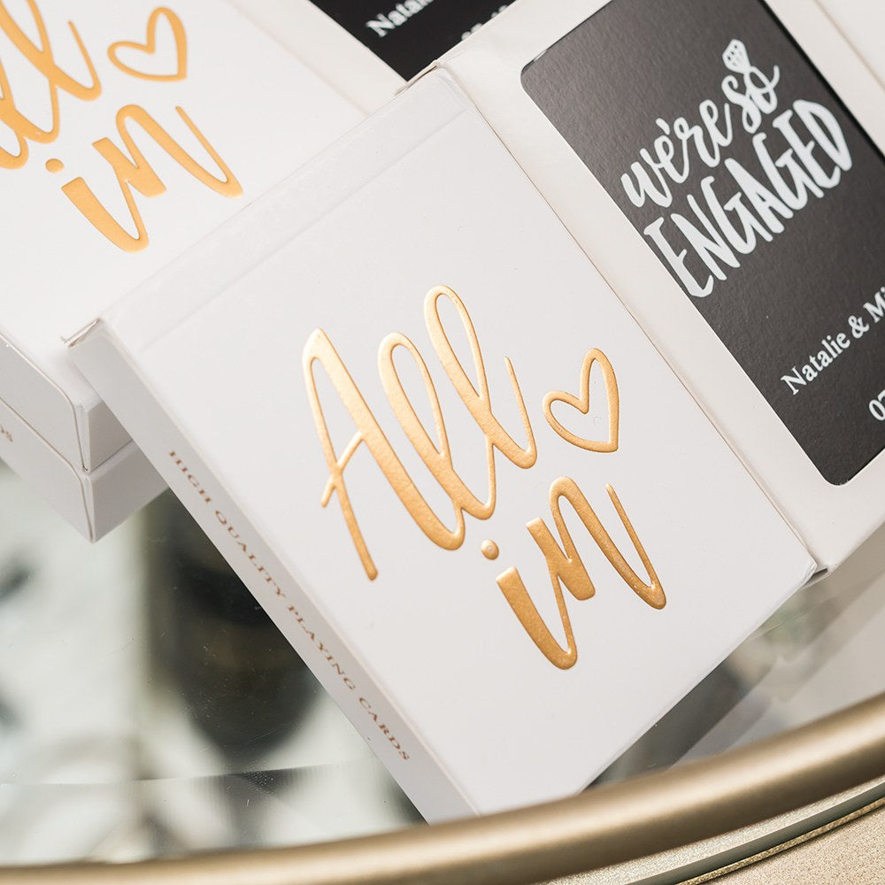 GOLD FOIL ALL IN PLAYING CARDS