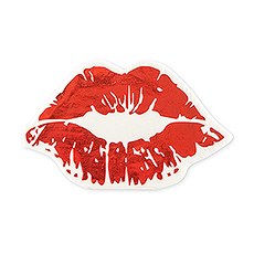 RED LIPS PAPER PARTY NAPKINS - SET OF 20