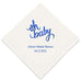 PERSONALIZED FOIL PRINTED PAPER NAPKINS - Oh Baby

(50/pkg)