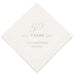 PERSONALIZED FOIL PRINTED PAPER NAPKINS - 50 Years

(50/pkg)