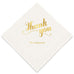 PERSONALIZED FOIL PRINTED PAPER NAPKINS - Thank You

(50/pkg)