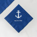 PERSONALIZED FOIL PRINTED PAPER NAPKINS - Anchor

(50/pkg)