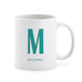 PERSONALIZED COFFEE MUG - SINGLE MONOGRAM - AyaZay Wedding Shoppe