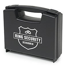 PERSONALIZED RING BRIEFCASE - RING SECURITY - AyaZay Wedding Shoppe