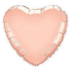 ROSE GOLD FOIL HEART BALLOON - 36" LARGE - AyaZay Wedding Shoppe