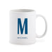 PERSONALIZED COFFEE MUG - SINGLE MONOGRAM - AyaZay Wedding Shoppe