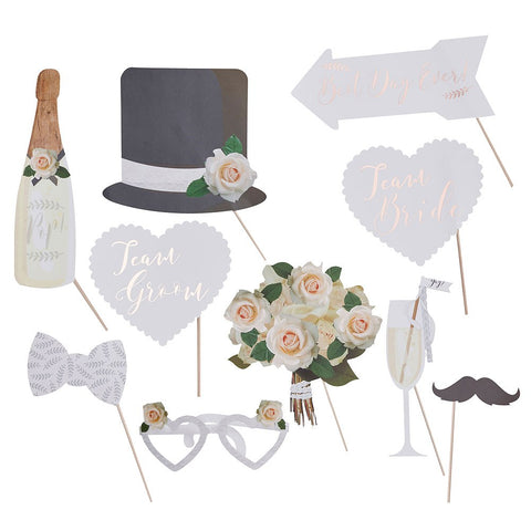 PHOTO BOOTH PROPS - CLASSIC WEDDING
