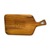 TEAK WOOD CUTTING AND SERVING BOARD WITH KITCHEN ETCHING - AyaZay Wedding Shoppe